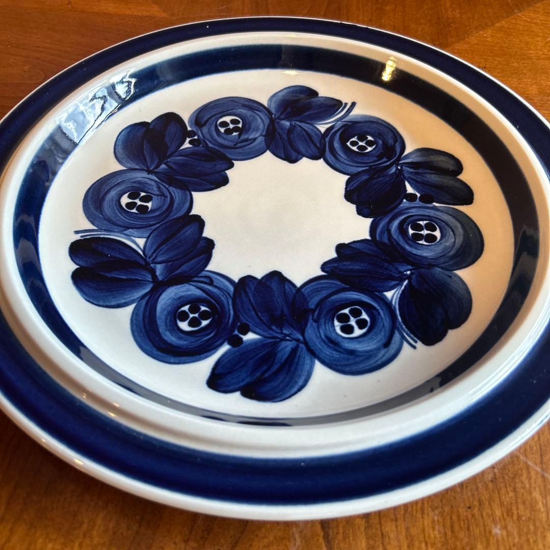 美品◆フィンランド　アラビア アネモネシリーズ　33cmプレート　アンティーク