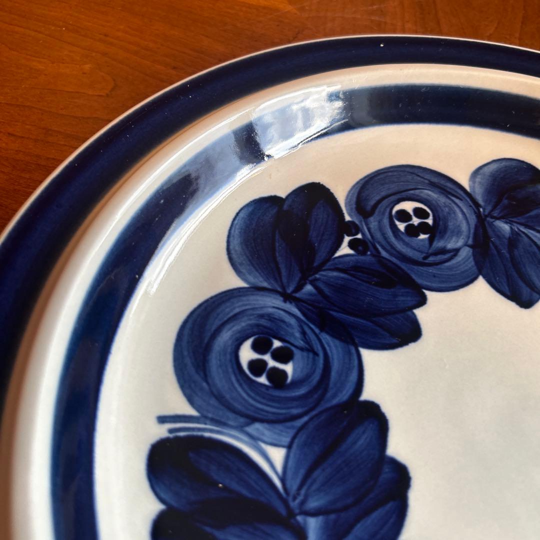 美品◆フィンランド　アラビア アネモネシリーズ　33cmプレート　アンティーク