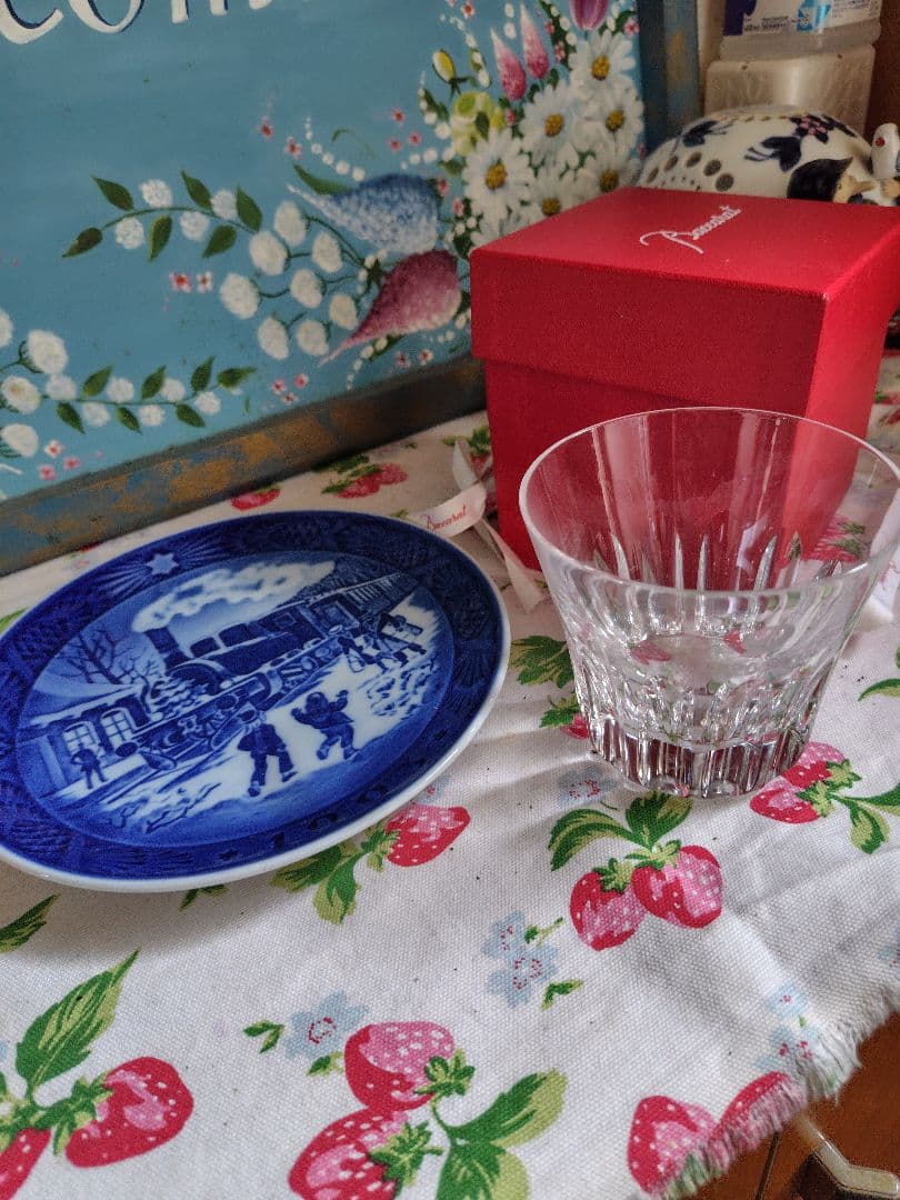 ロイヤルコペンハーゲン イヤープレート　1993年　バカラ　刻印あり　中日