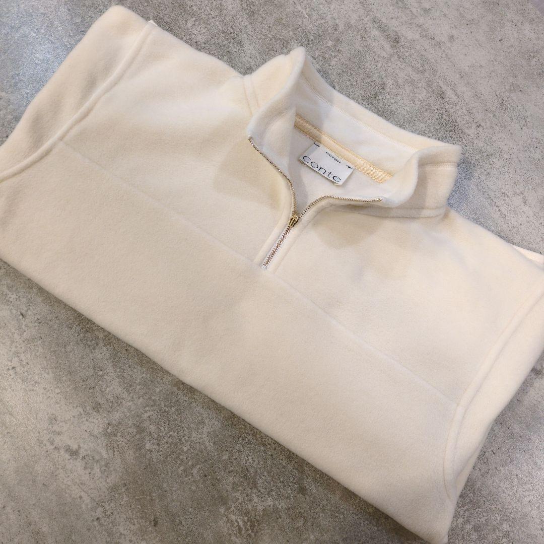 conte　コンテ　フリースジッププルオーバー