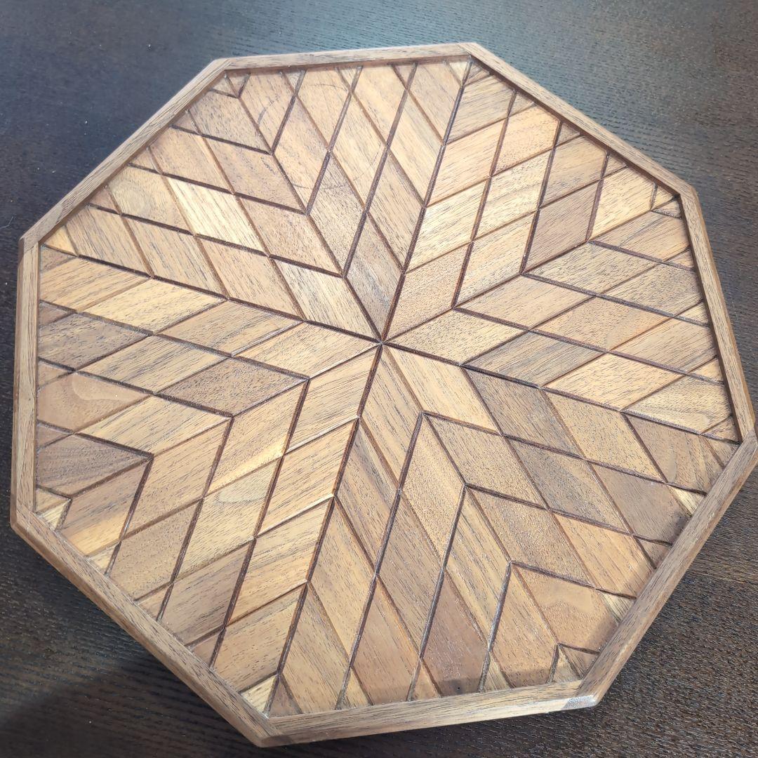 BUZZ WORD FACTORY 木製テーブル 八角形(希少品)
