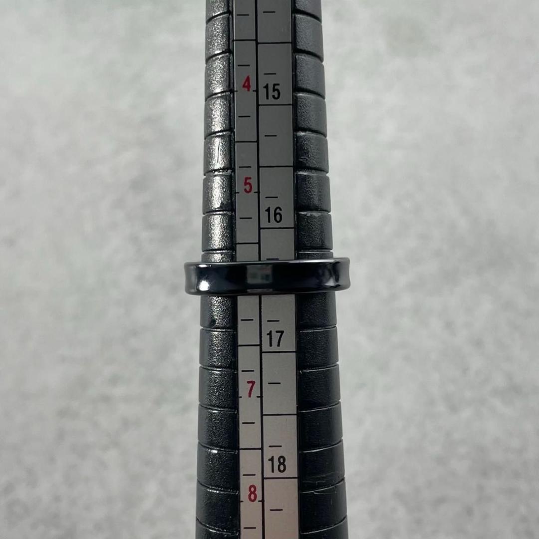ティファニー 11.5号 1837 ナロー リング ブラック チタン P88fe