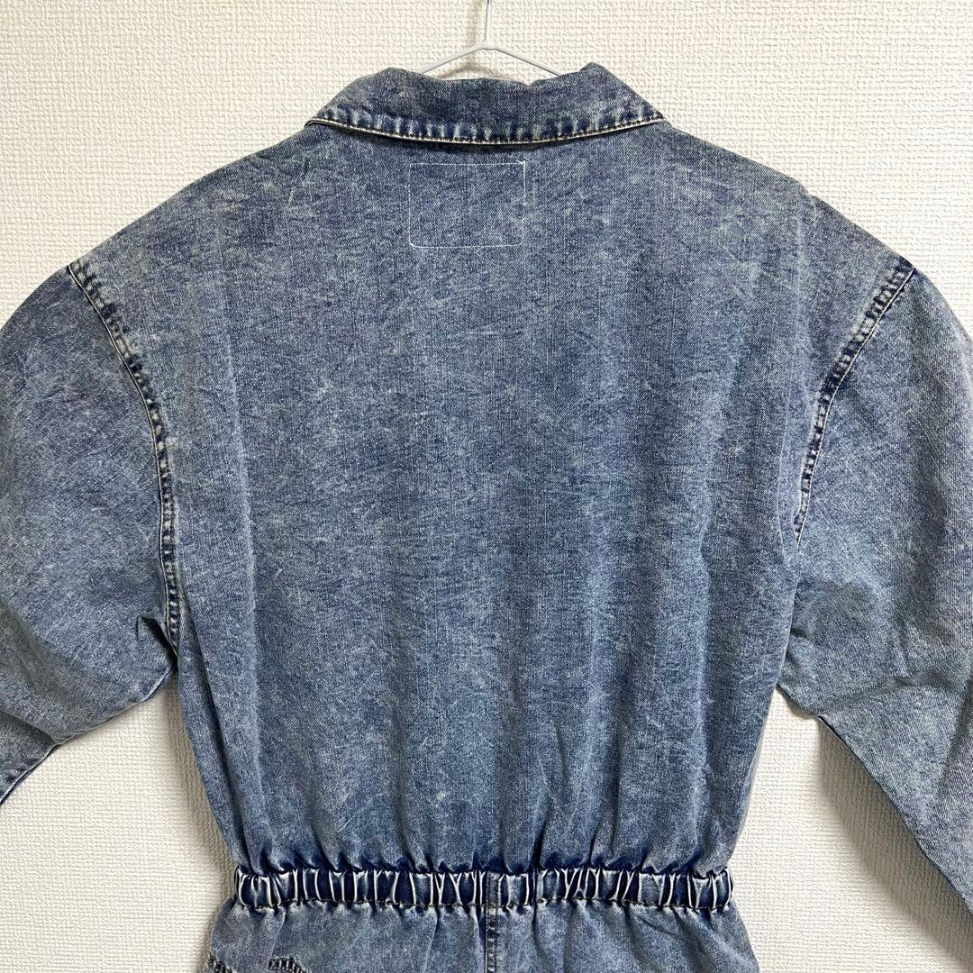 peco club ケミカルデニム ジャンプスーツ　オーバーオール　ペコクラブ