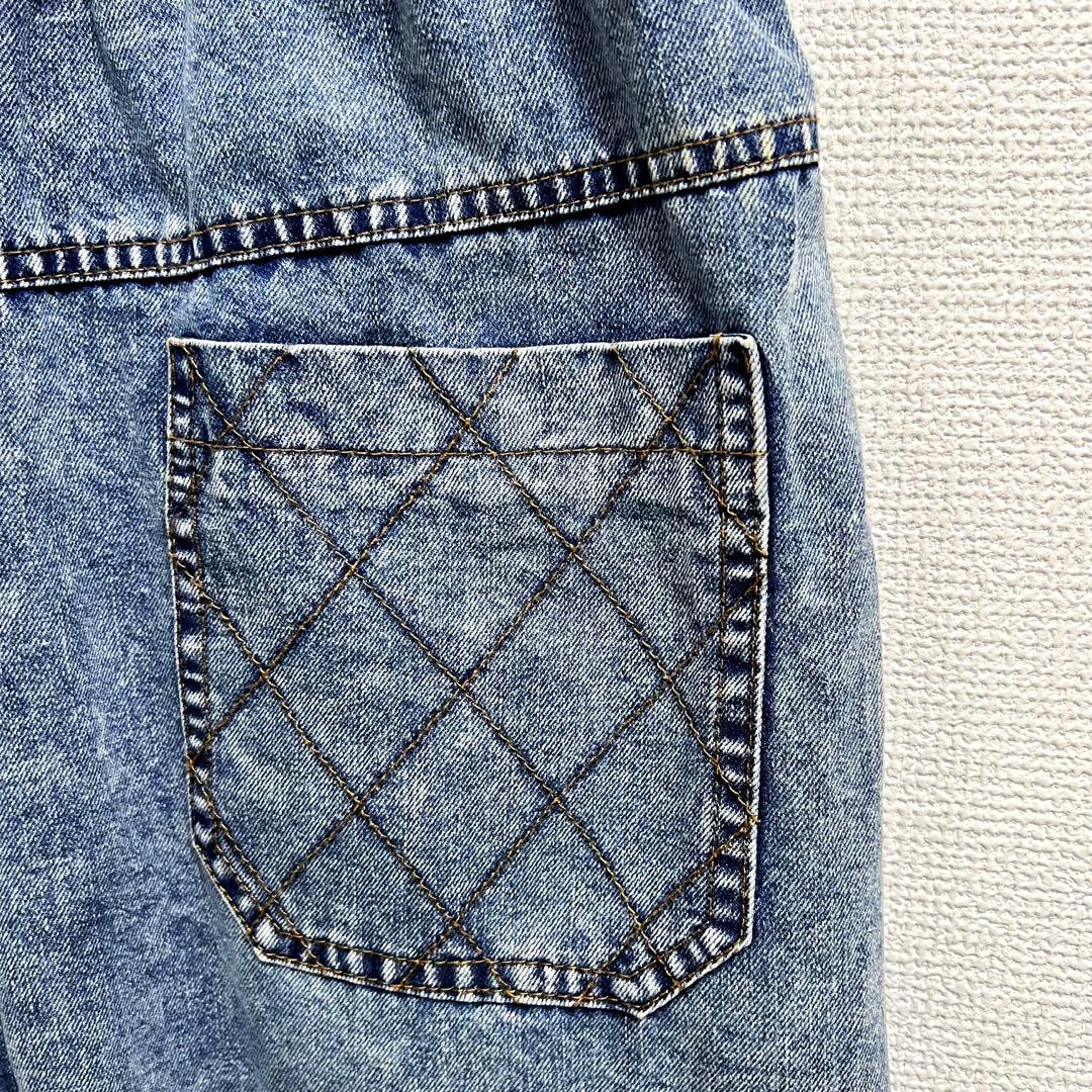 peco club ケミカルデニム ジャンプスーツ　オーバーオール　ペコクラブ