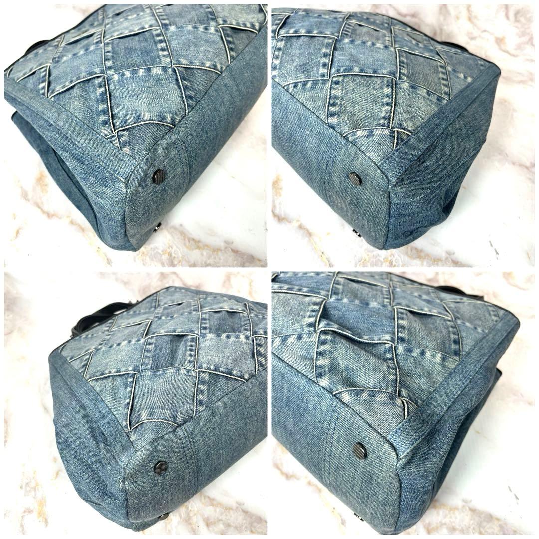 【極美品】ディーゼル DIESEL デニム トートバッグ スタッズ 肩掛けA4可