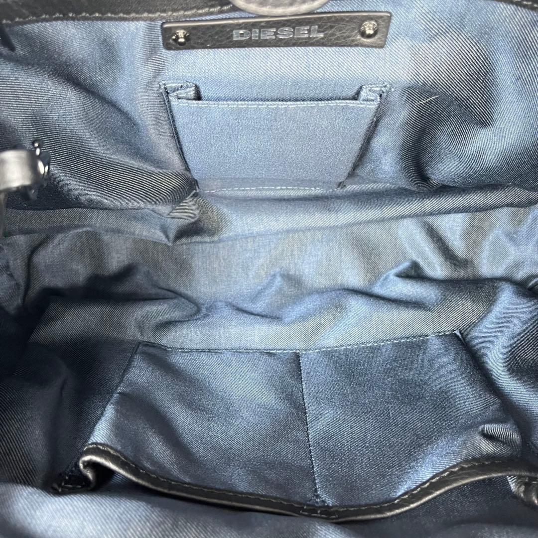 【極美品】ディーゼル DIESEL デニム トートバッグ スタッズ 肩掛けA4可