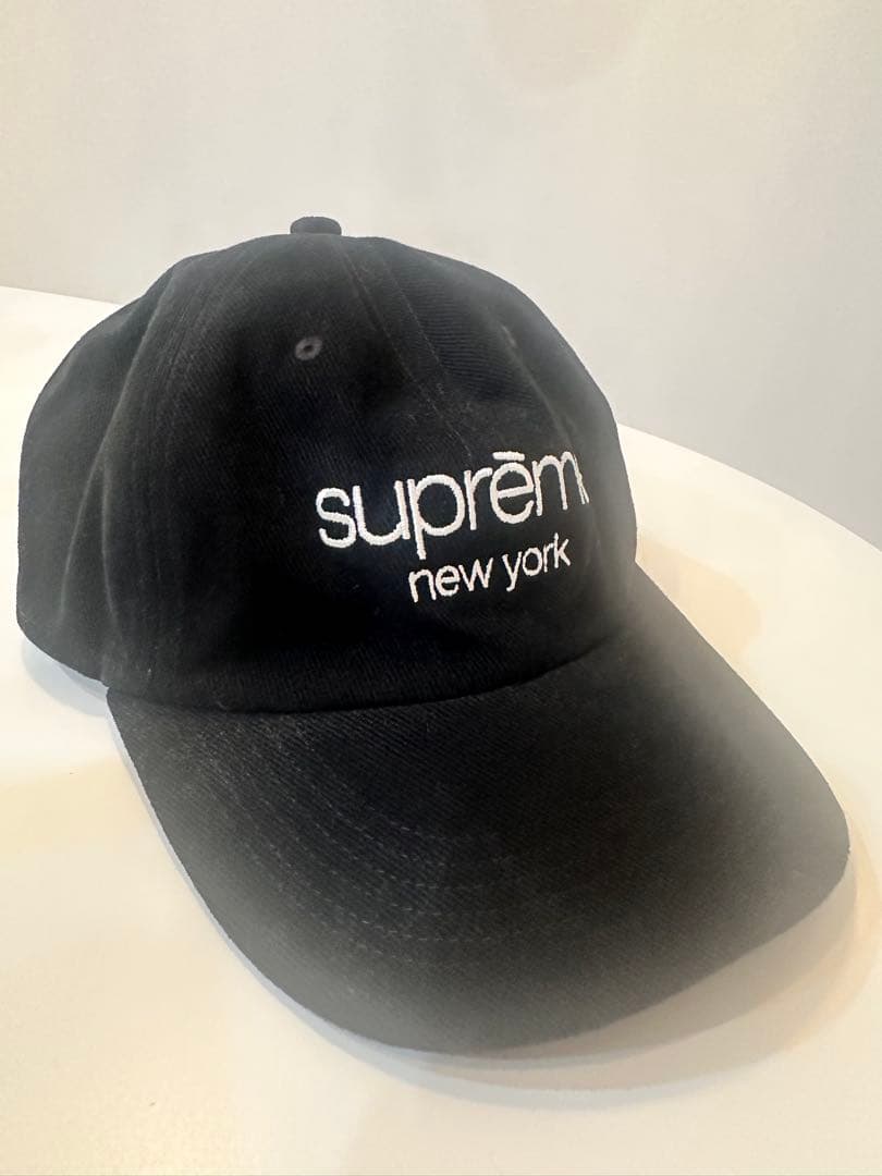 シュプリーム supreme 激レア 黒 ベースボールキャップ
