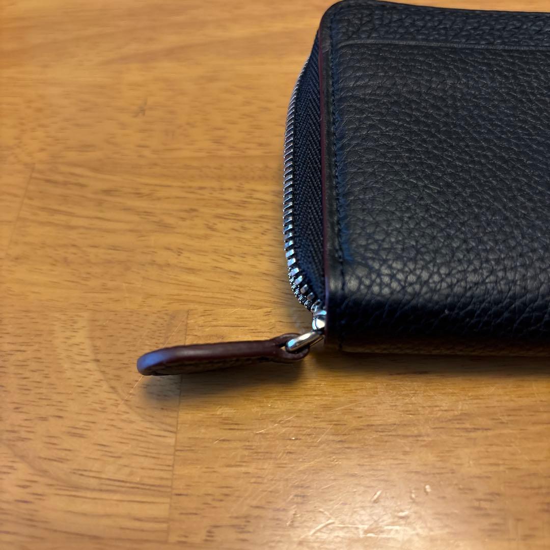 ガンゾ フレンチカーフLファスナー二つ折り財布　ケース