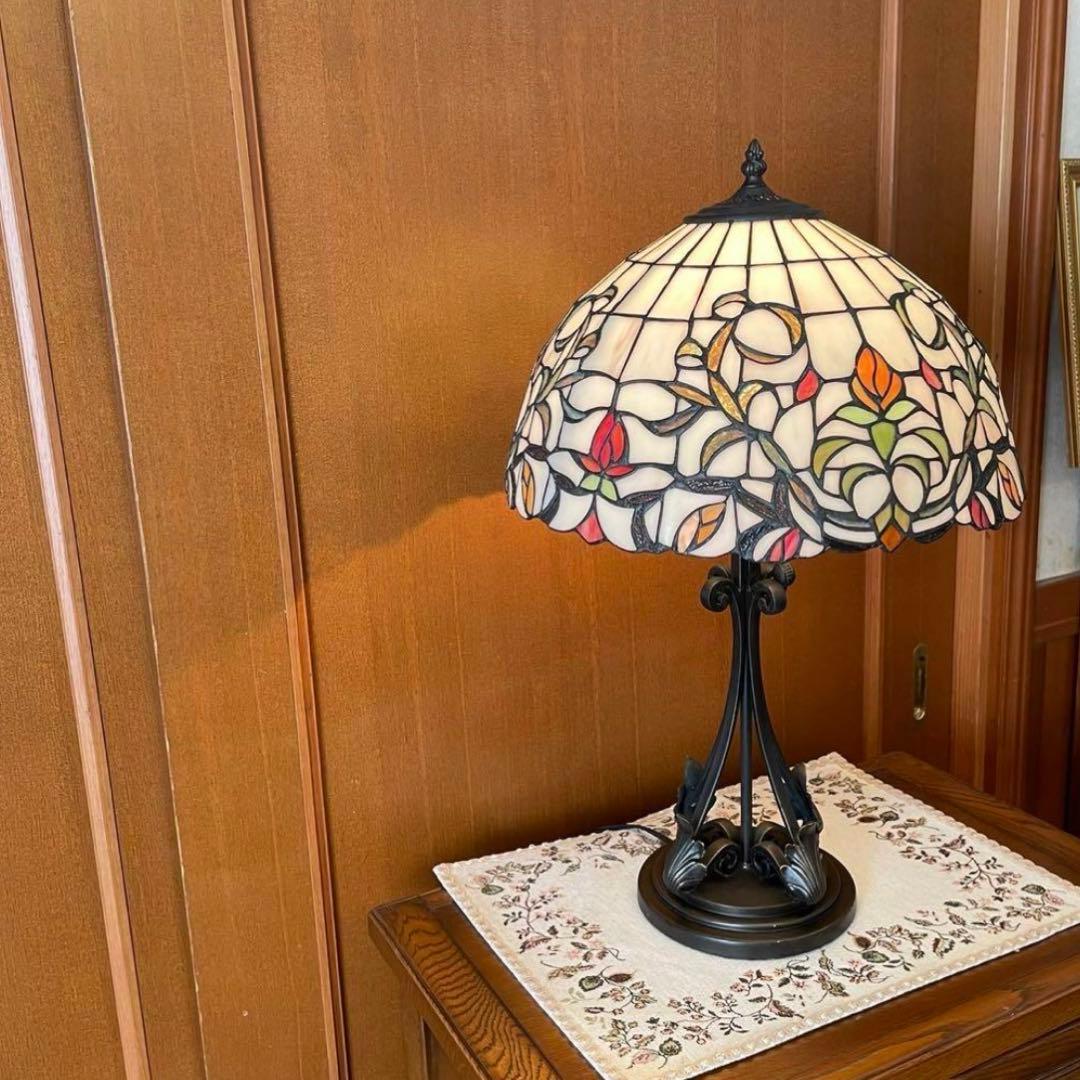 スタンドランプ★花柄アンティーク★室内装飾照明