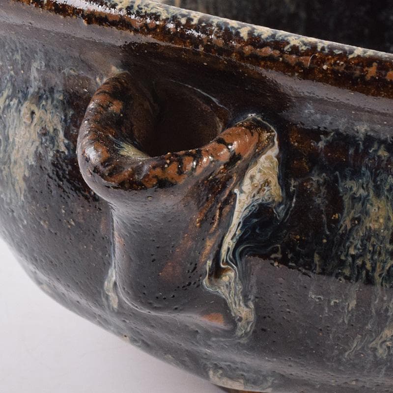 茶道具　唐津焼　古唐津　片口茶碗　小山冨士夫(古山子)書付箱　M　R7550