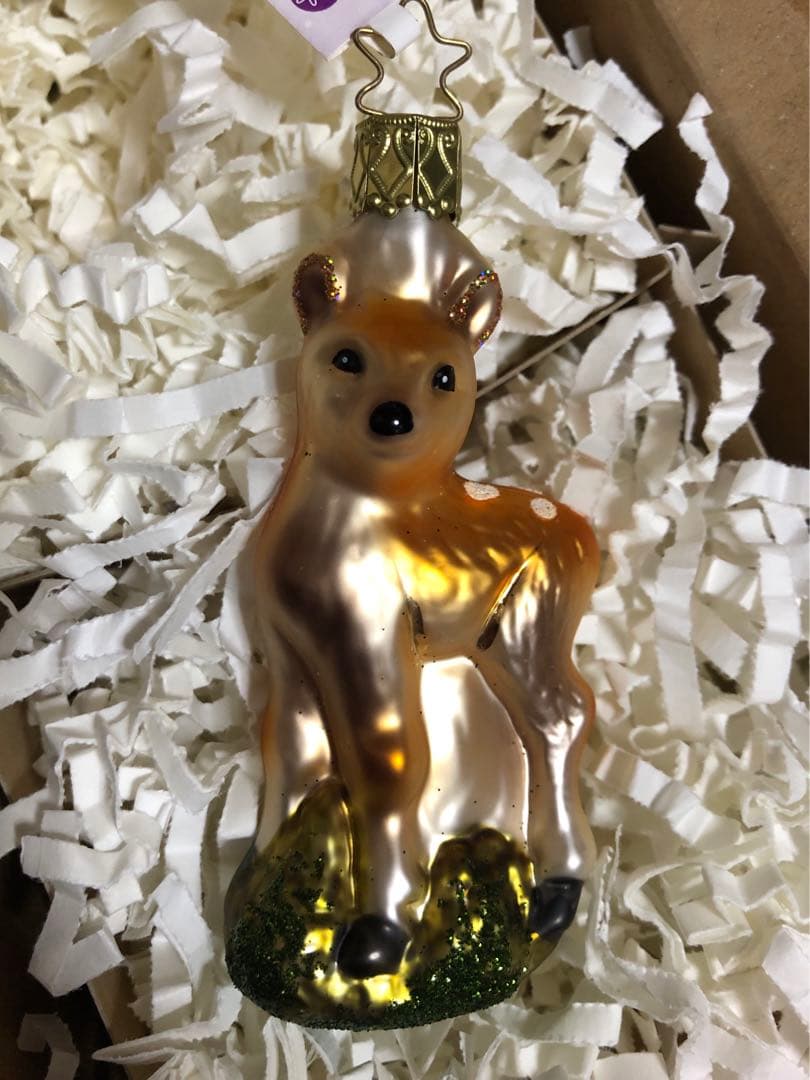 アスティエ　ガラスオーナメント バンビ               新品未使用‼️