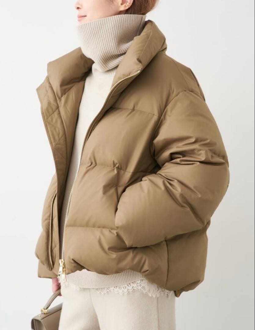 Deuxieme Classe HYGGE ダウンコート カーキ