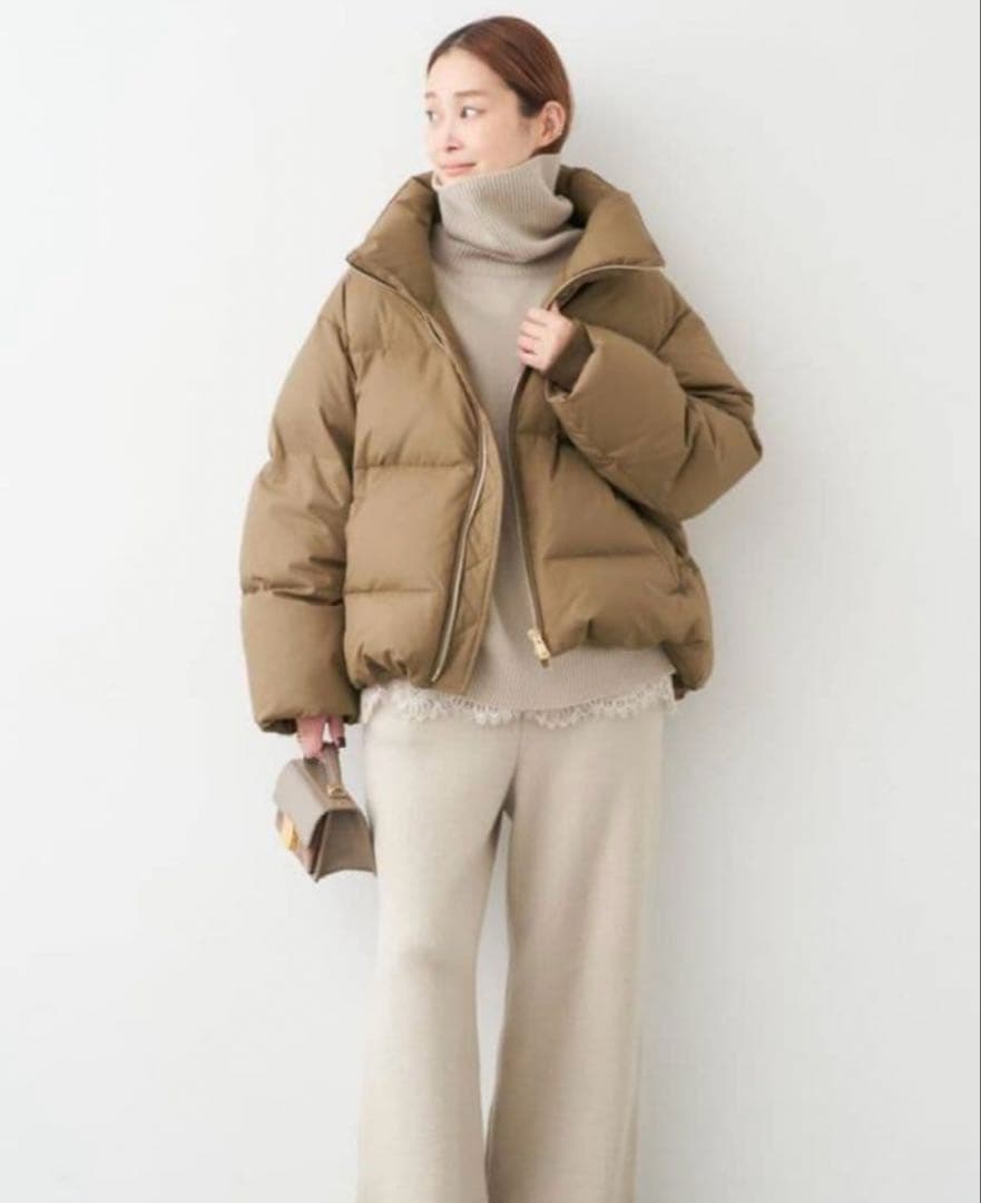 Deuxieme Classe HYGGE ダウンコート カーキ