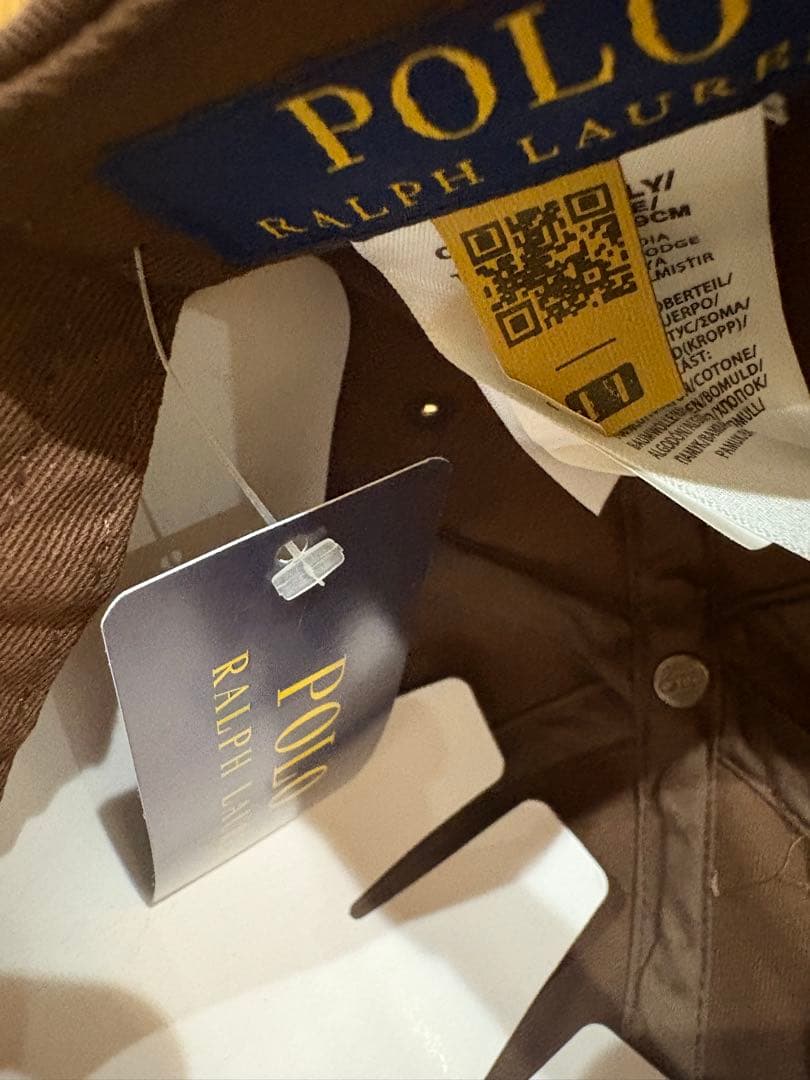 ラス1⭐️本日発送可能⭐️新品⭐️ラルフローレンブラウン ベースボールキャップ 新品