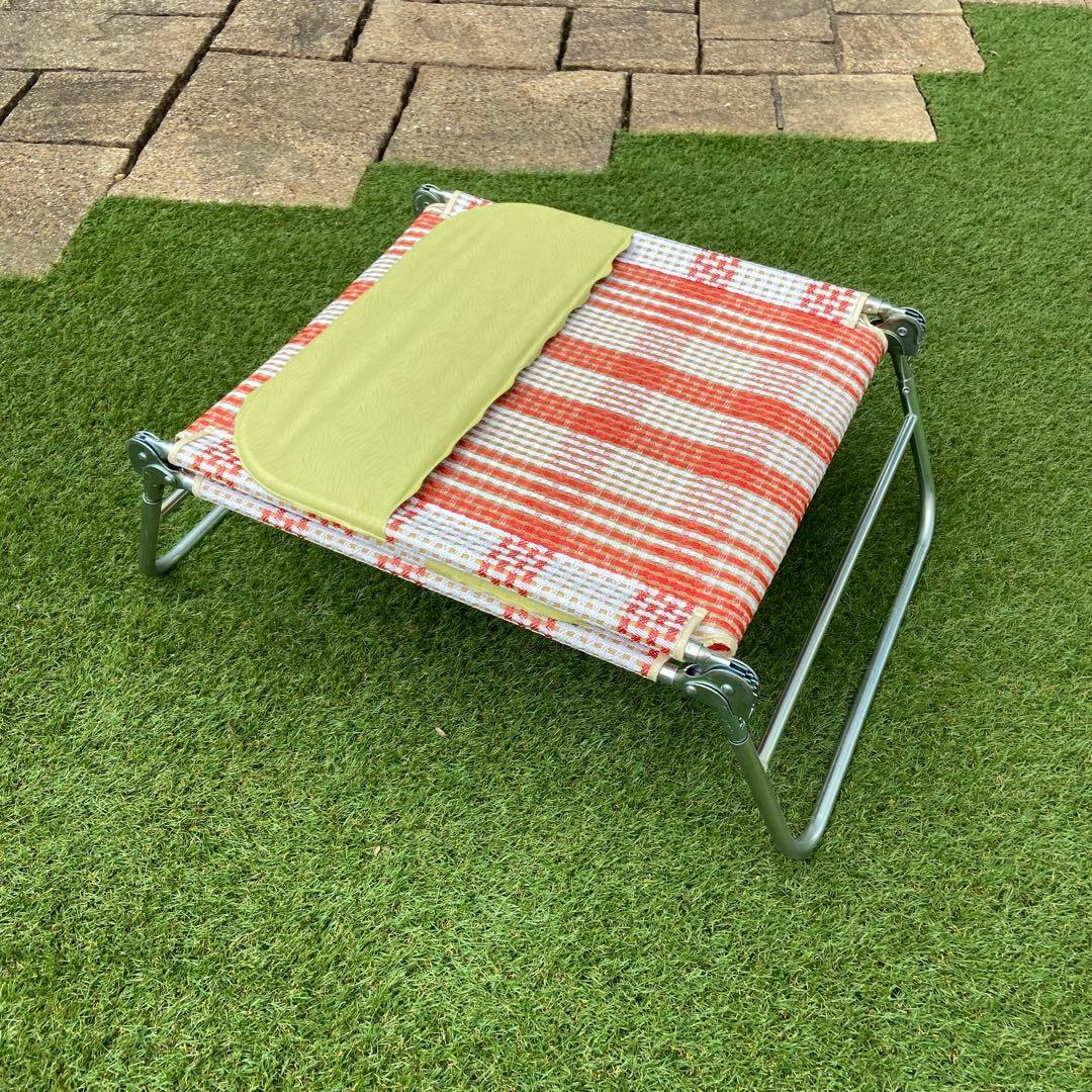 昭和レトロ　ビーチベッド　チューブベッド　サマーベッド　お風呂上がりにも