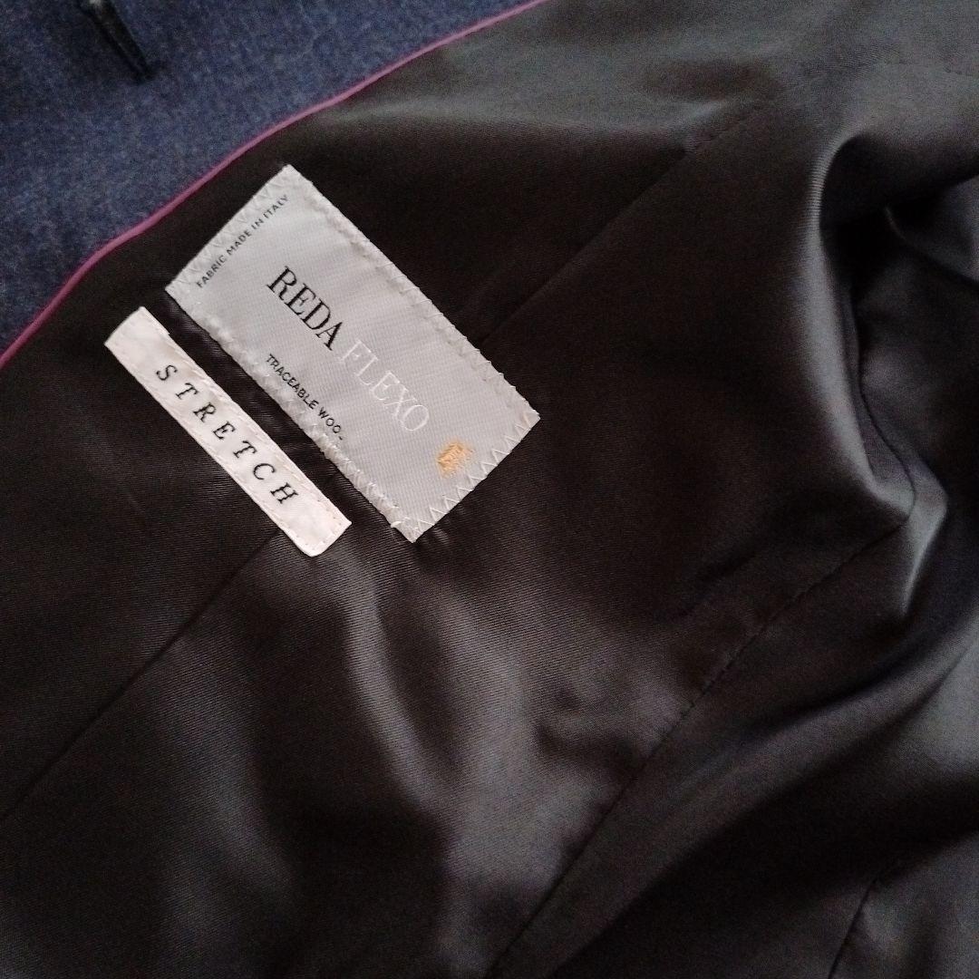 ヒルトン ウール　柄　パンツスーツ セットアップREDA社製サイズ違い