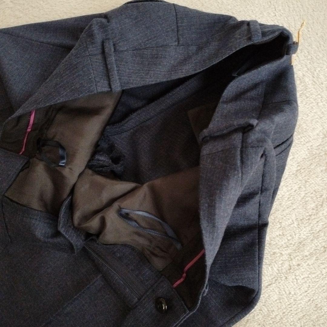 ヒルトン ウール　柄　パンツスーツ セットアップREDA社製サイズ違い