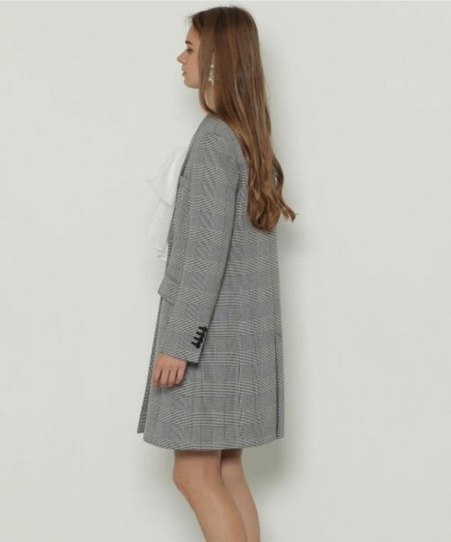 極美品 グレースクラス MANTECO グレンチェック チェスターコート 38