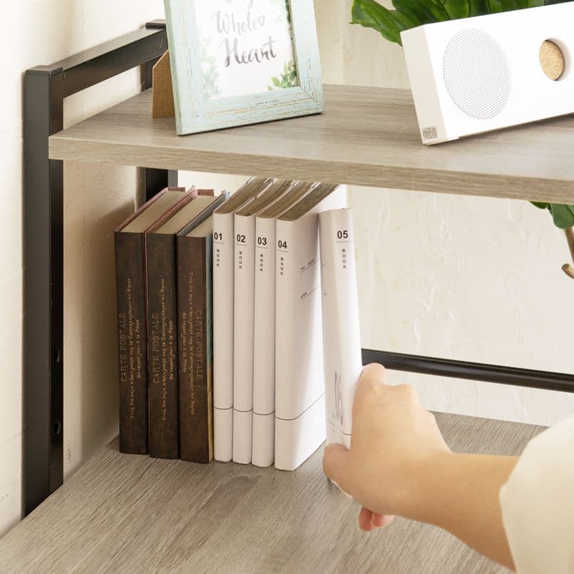 《新品送料無料》ラック付き4WAYデスク 幅100cm テーブル 机 木製 収納