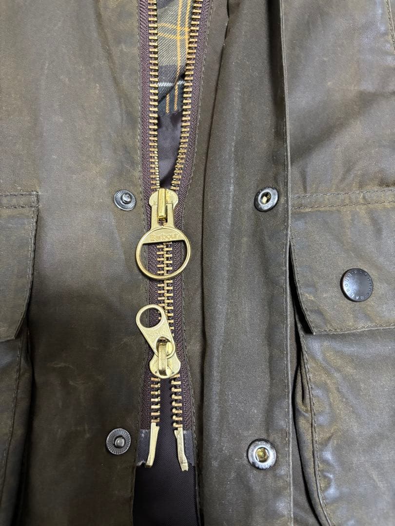 BARBOURバブアー クラッシックビデイル オイルドジャケット オリーブ 38