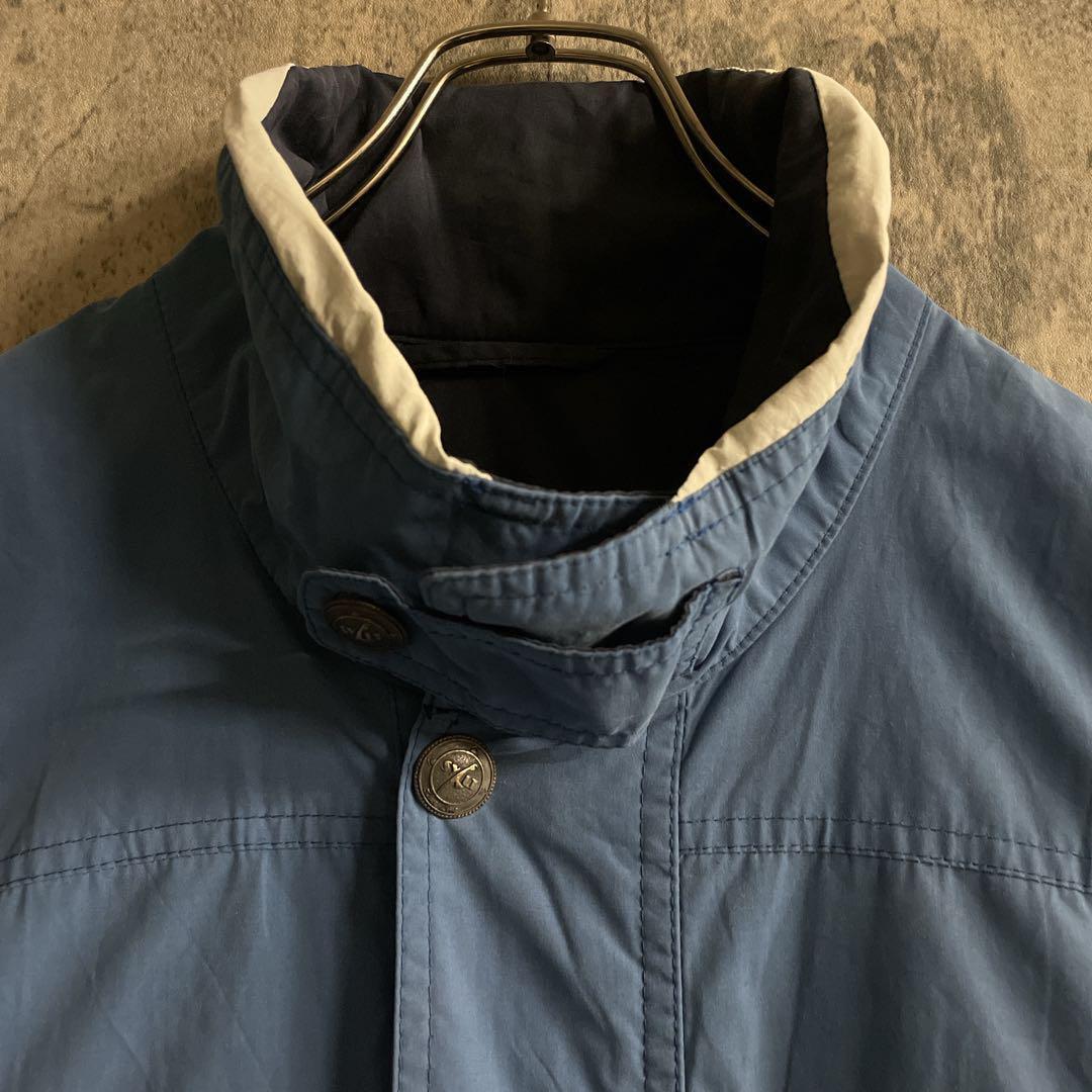 NFL EAGLES 3段ロゴプリントパーカー ×ヴィンテージ バイカラーベスト