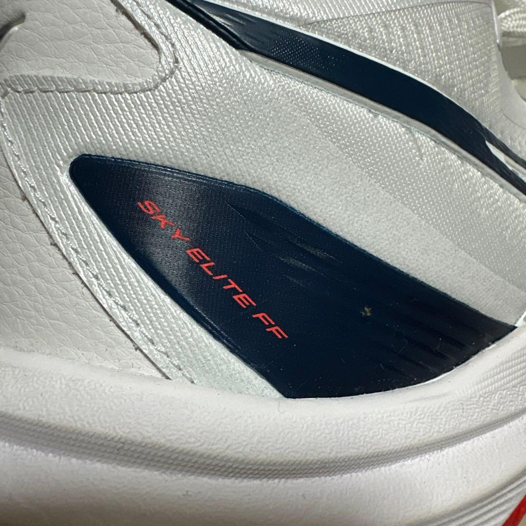 ASICS バレーボールシューズ ホワイト/ネイビー/レッド28.5