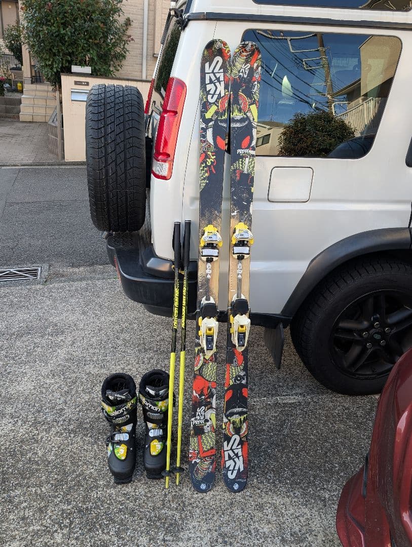 K2 Press スキー板＆バインディング＆ブーツ＆ポール
