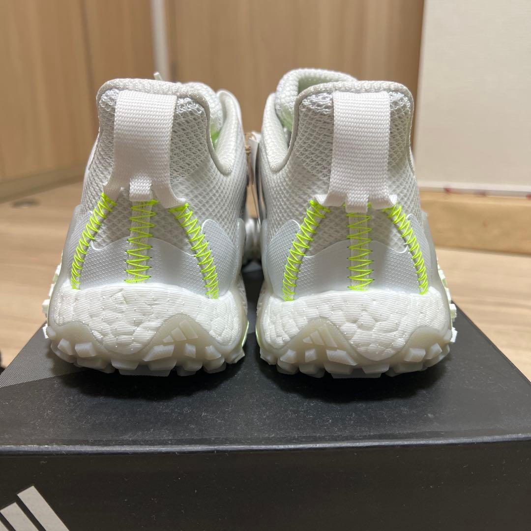 【新品未使用】adidas コードカオス ゴルフシューズホワイト/グレー/ライム