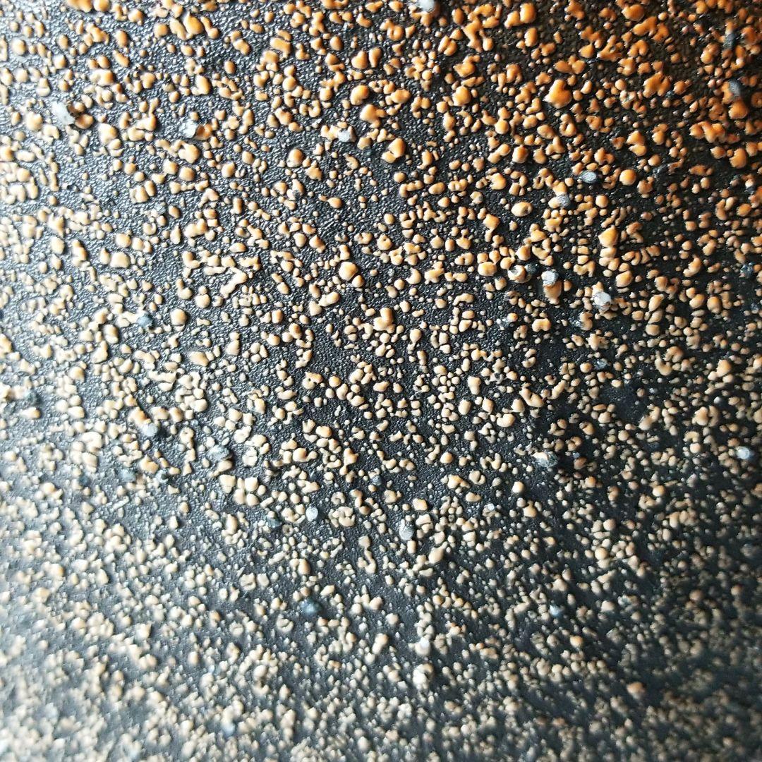 信楽焼傘立て  朱ちらし 高さ４８cm