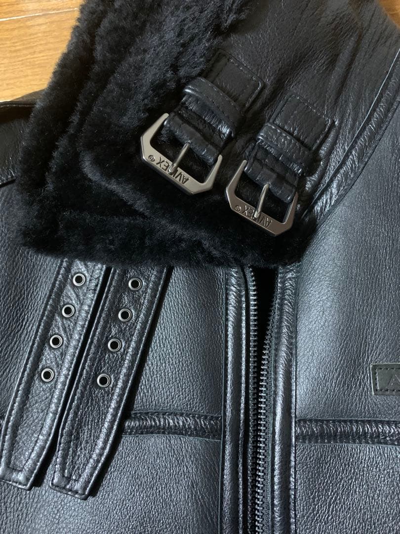 K*K様 AVIREX LTD 激レア ムートンボンバージャケット 美品バイカー