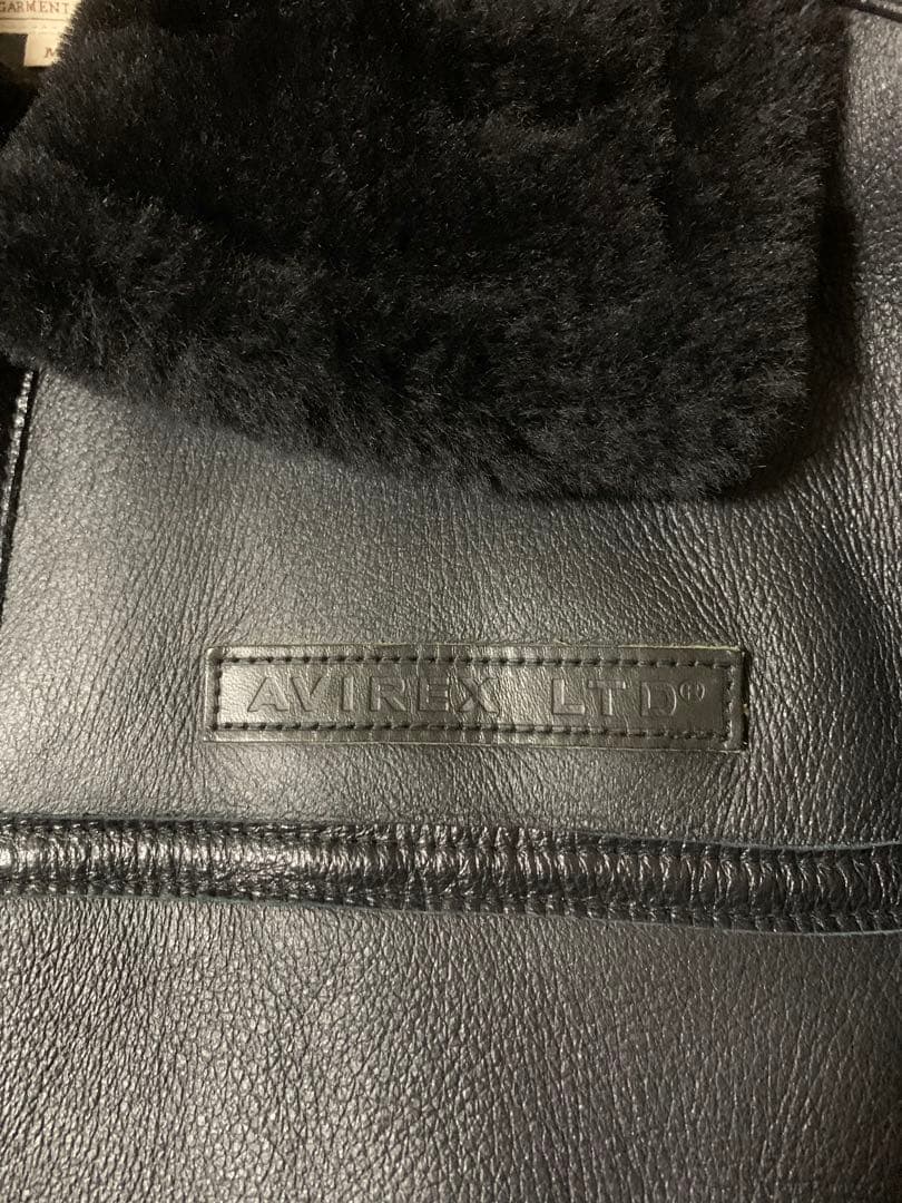 K*K様 AVIREX LTD 激レア ムートンボンバージャケット 美品バイカー