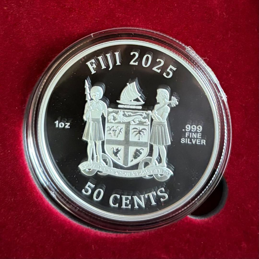 レア☆2025 1oz フィジー キャット 猫 銀貨 純銀 シルバー
