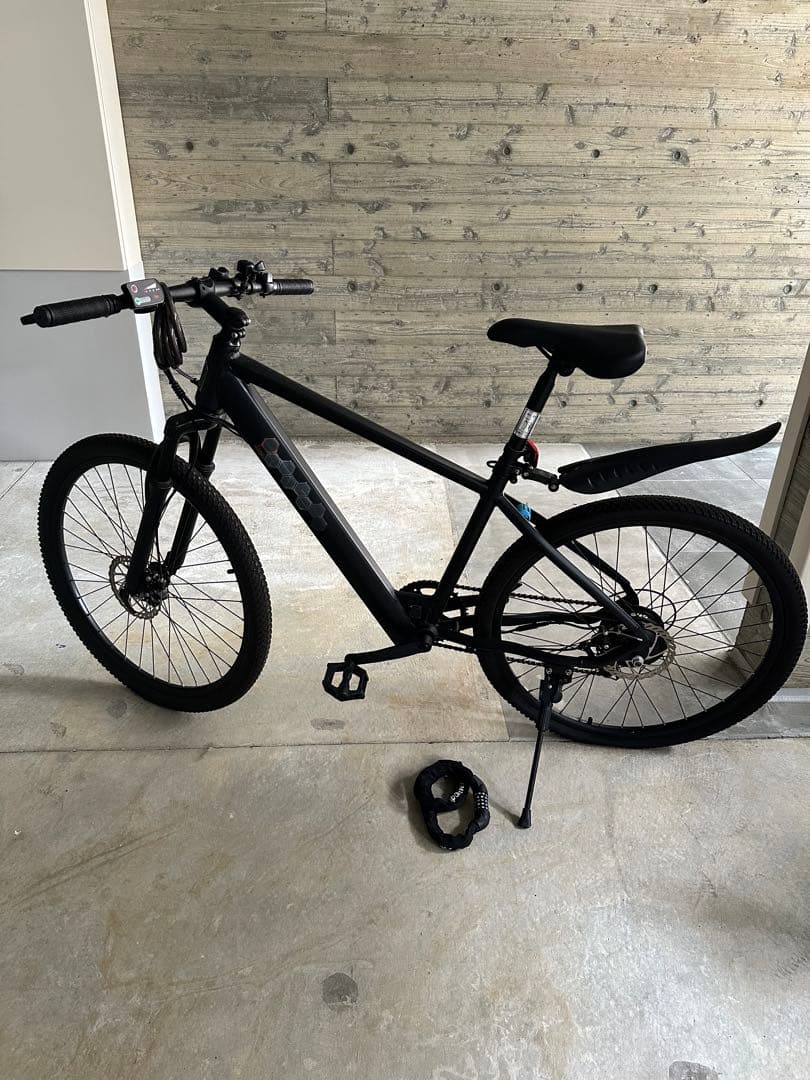 スポーツタイプ 電動アシスト自転車 ブラック　ジャンク