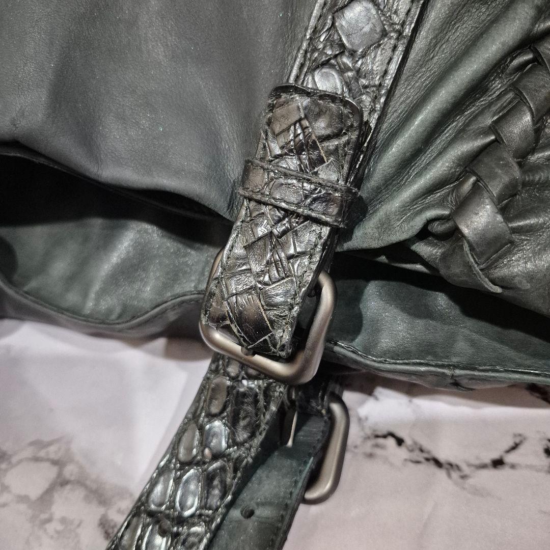 ☆希少☆ボッテガヴェネタ　レザー ビジネストートバッグ 編み込みデザインA4