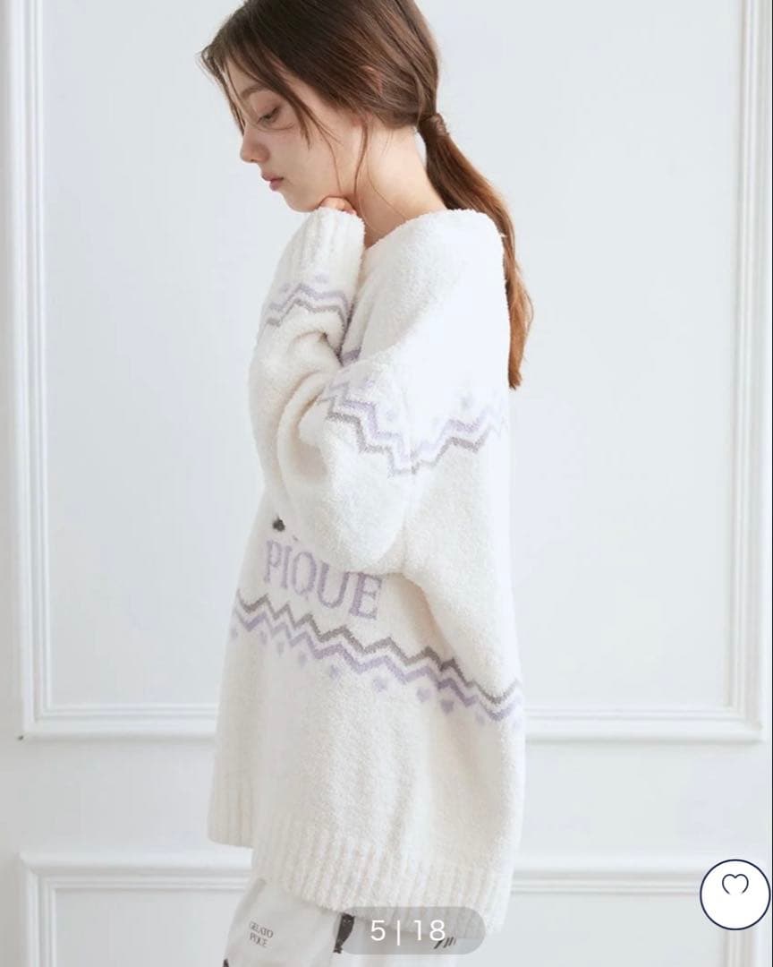 ジェラートピケ　CATジャガードプルオーバー　黒猫　ネコ　トップス