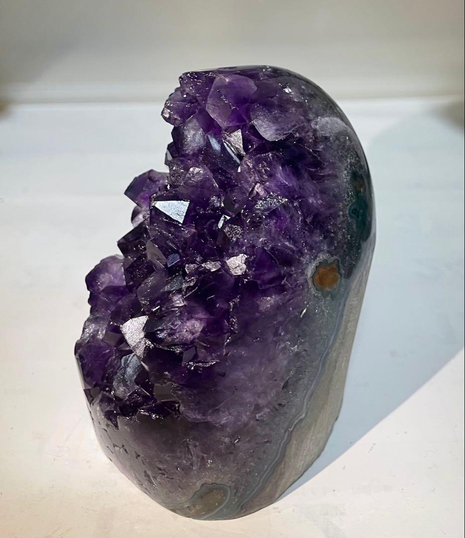 高品質アメジストドーム 浄化 幸運 魔除 パワーストーン 紫水晶 クリスタル