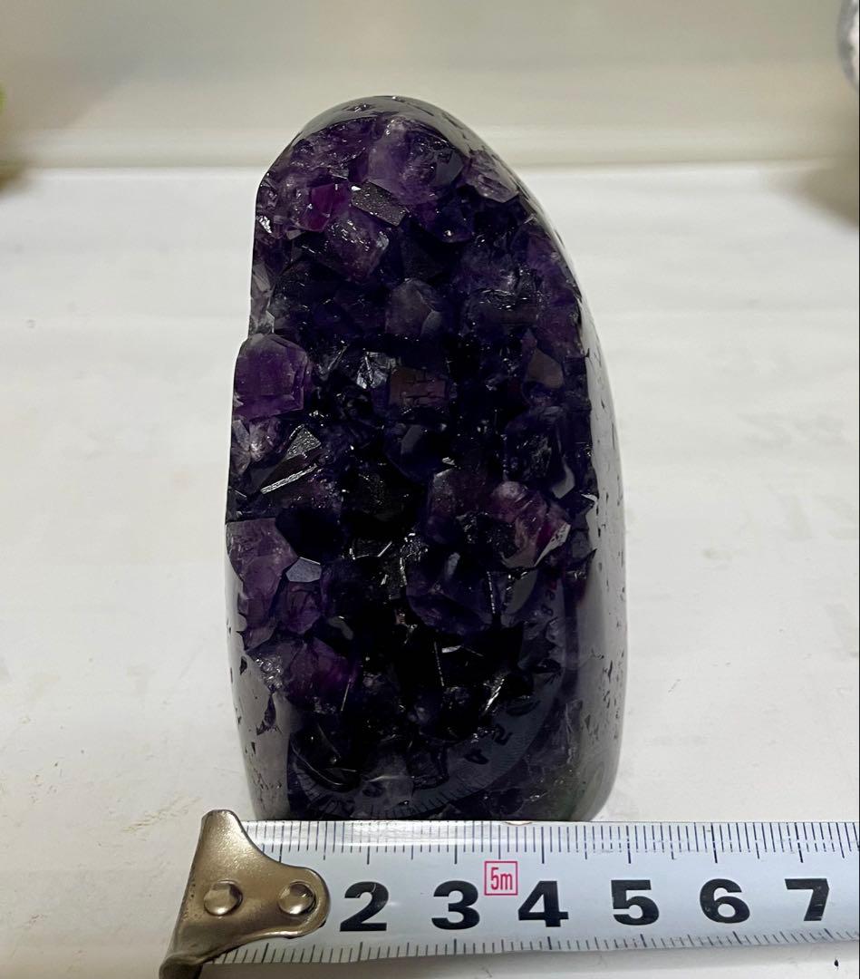 高品質アメジストドーム 浄化 幸運 魔除 パワーストーン 紫水晶 クリスタル