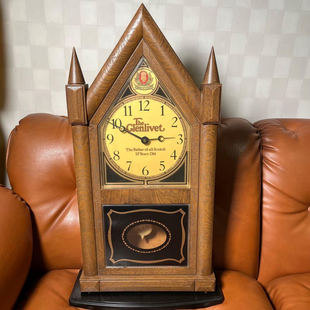 希少　GLENLIVET 時計　ヴィンテージ　当時物　ウイスキー　ノベルティ