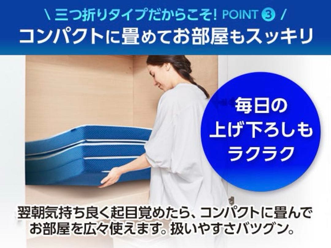 トゥルースリーパー プレミアリッチ三つ折りタイプ セミダブル