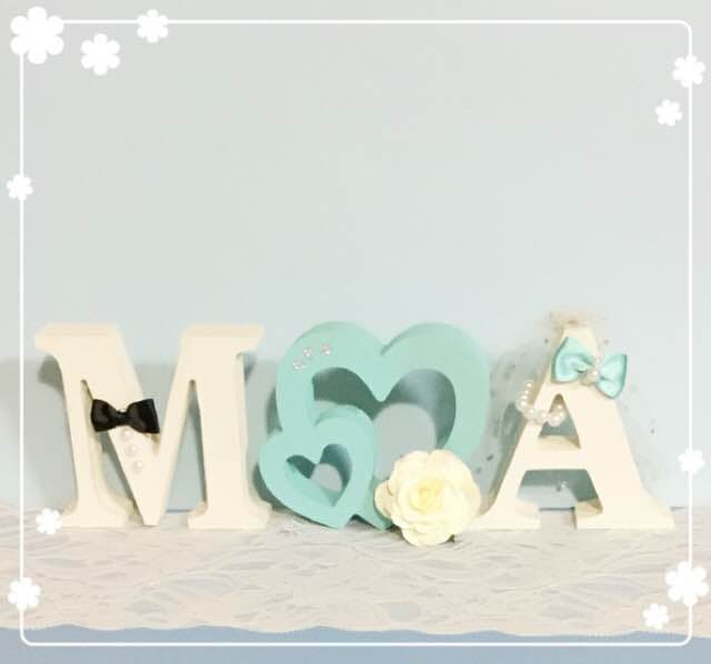 merukari様確認用♡ウエディングバージョン・イニシャルオブジェ