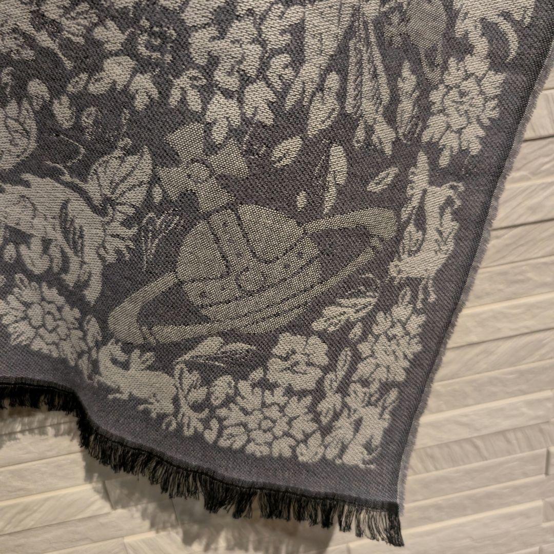 百合様【美品】Vivienne Westwood (英国製)ショール　リバーシブ