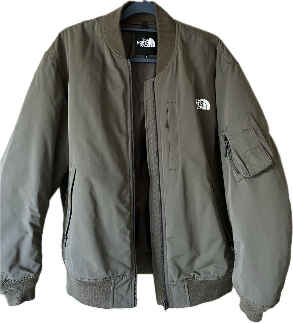 THE NORTH FACE MA-1ジャケット Lサイズ オリーブグリーン