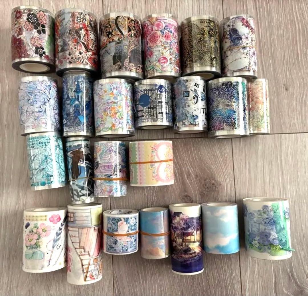 【値引き応相談】海外マスキングテープ　中古　24巻　まとめ売り