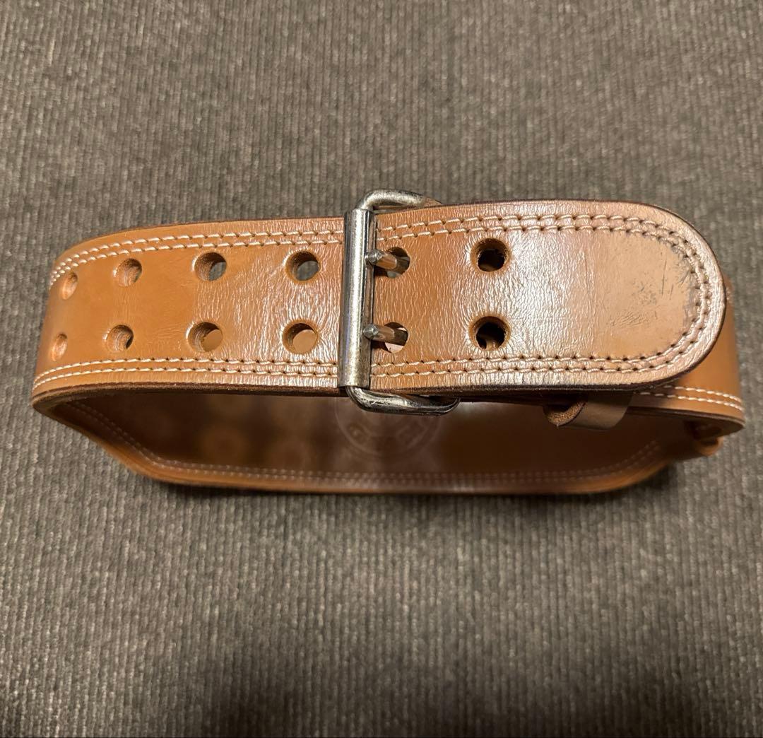 ゴールドジム　プロレザーベルト　Sサイズ