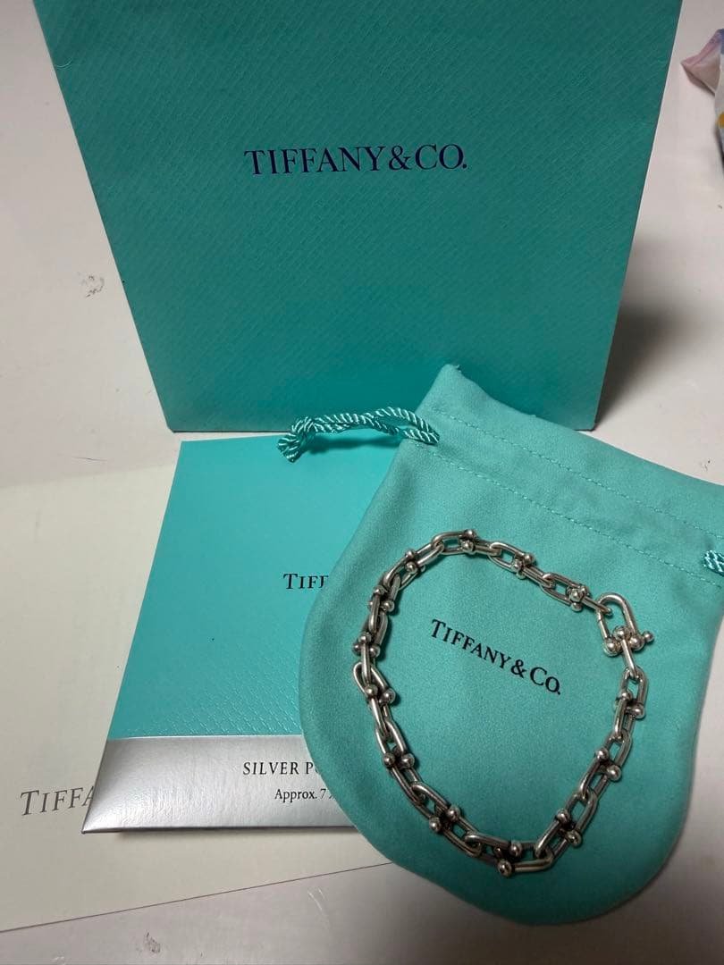 Tiffany & Co.ハードウェアスモールリンクブレスレット　ティファニー