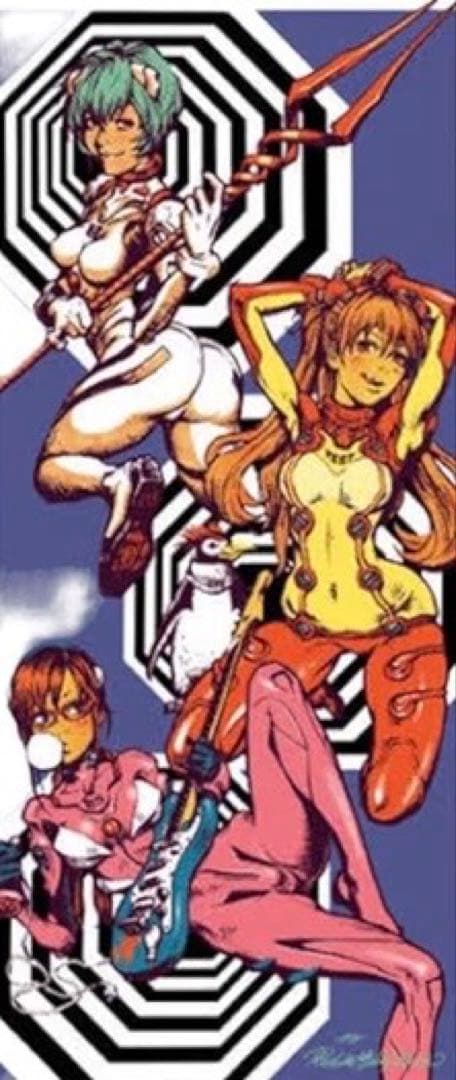 ロッキンジェリービーン　エヴァンゲリオン　パープル　ポスター