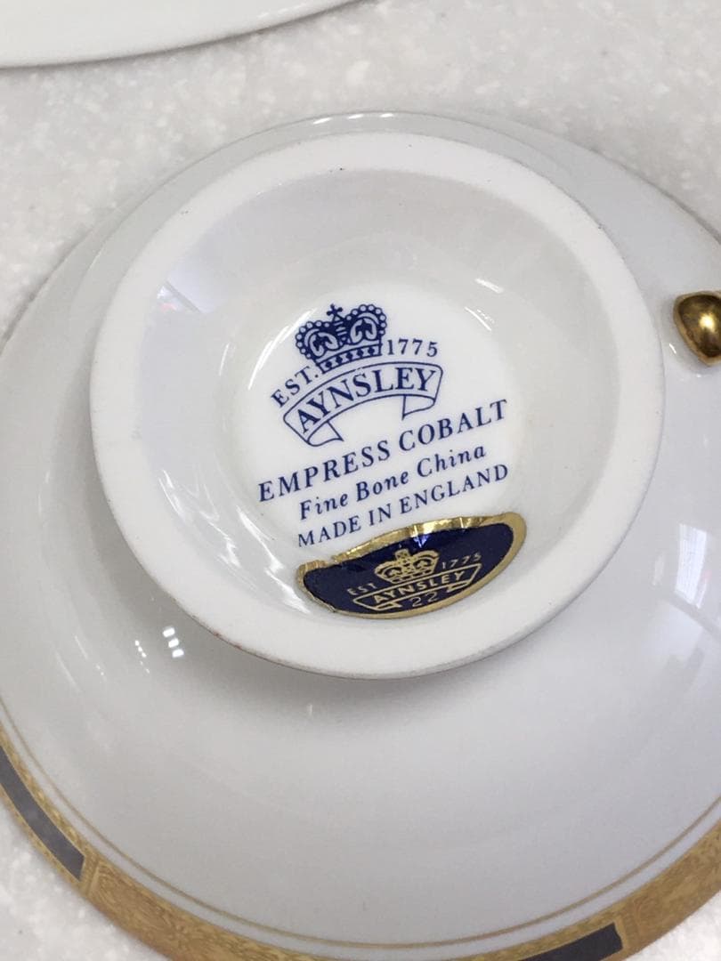 0629え エインズレイAYNSLEY 食器セット　EMPRESS LAUREL