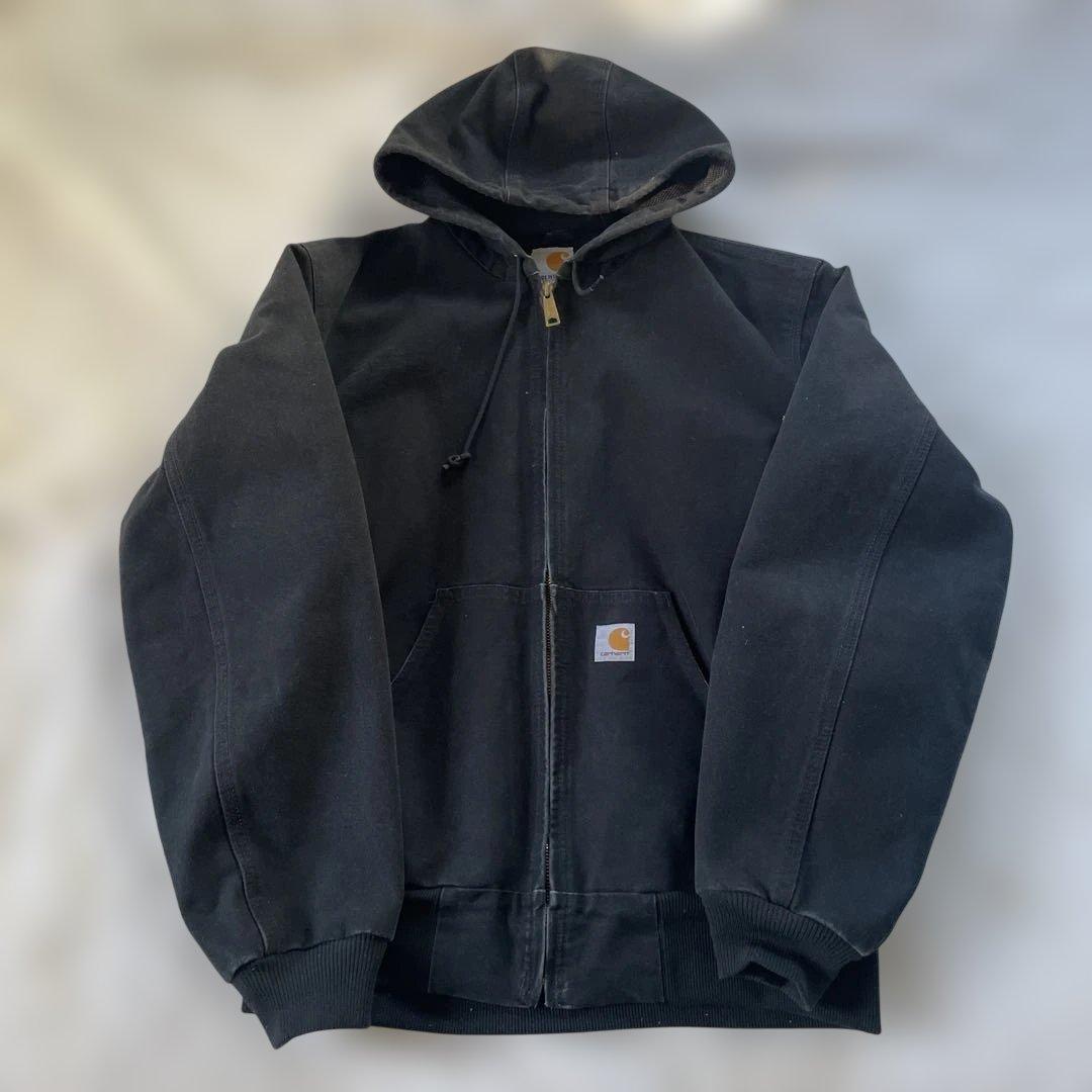 た*ろ様 カーハート アクティブジャケット M USA製 ブラック J131-B