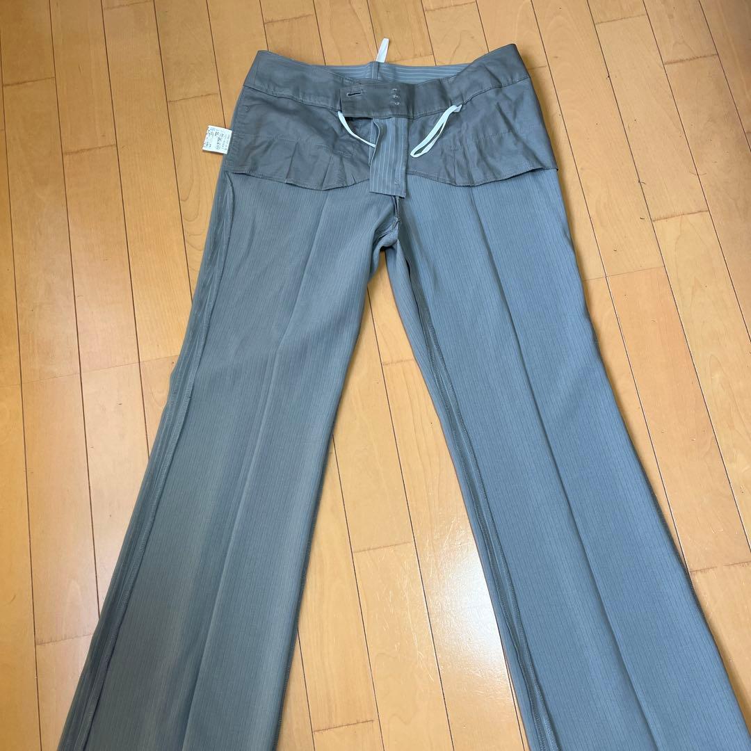 新品　インディビ　パンツスーツ上下　手洗い可　40L 　タグ付き