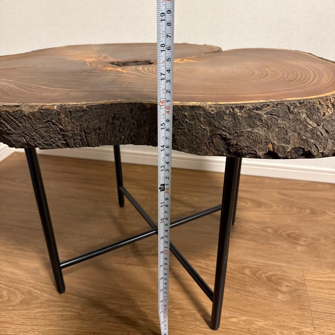 値下げ！グロウス リング サイドテーブル 原木テーブル